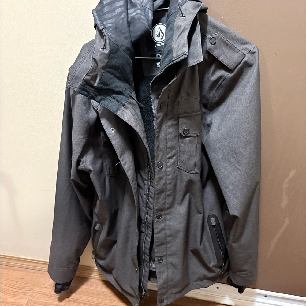 Volcom Men's Charcoal Performance Jacket